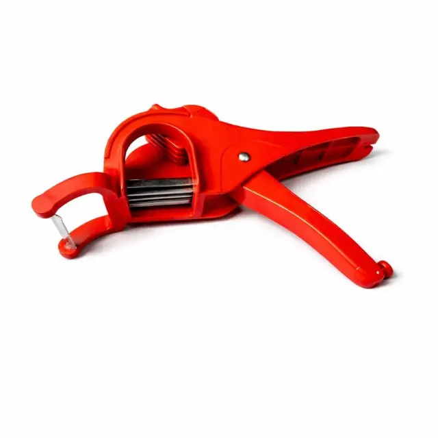 2 in 1 Veg Cutter with Peeler Sharp Stainless Steel Blade Vegetable Cutter with Locking System Vegetable Chopper Veg Cutter Bhindi Cutter Multi