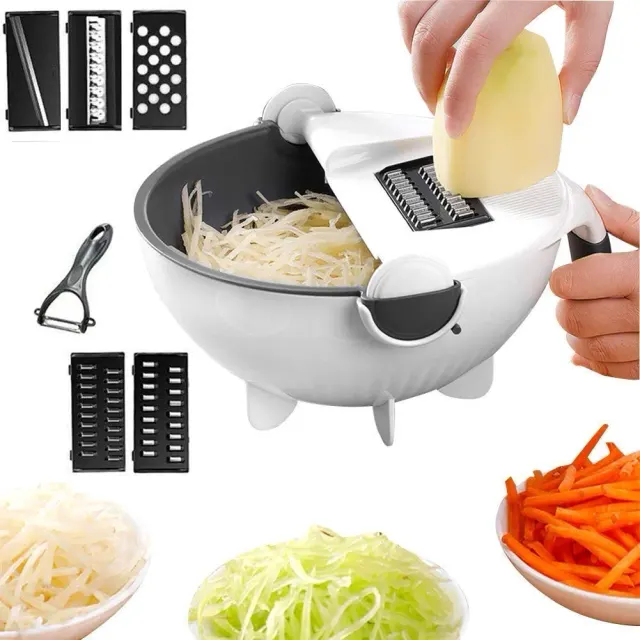 Multipurpose Automatic Fruit & Vegetable Grater – Electric Vegetable Slicer & Shredder for Carrot, Cucumber, Potato, Cheese & More