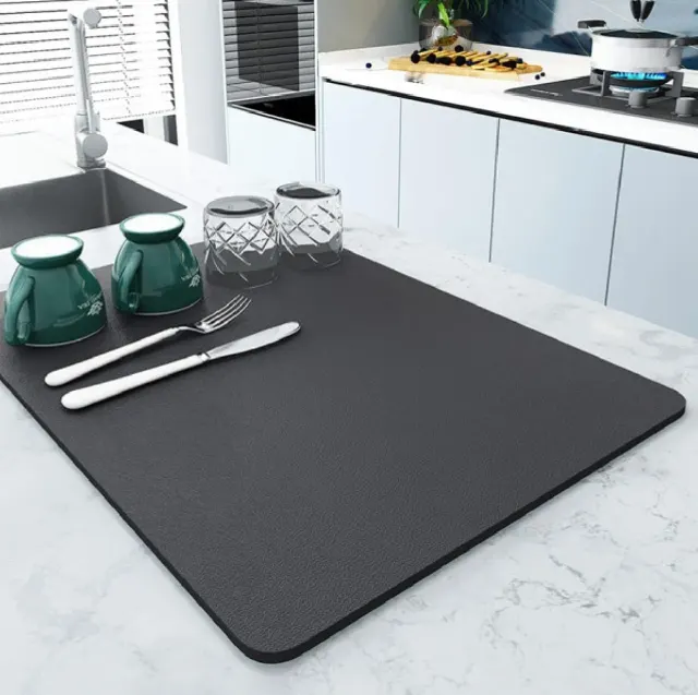 Silicone Kitchen Sink Splash Mat – Waterproof Countertop Protector & Drying Mat