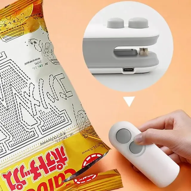 Portable Mini Heat Sealing Machine for Plastic Bags – Handheld Food Packet Sealer