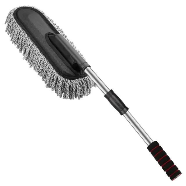 Premium Microfiber Car Dusting Brush – Long Handle Car Cleaning Duster for Dust & Surface Cleaning