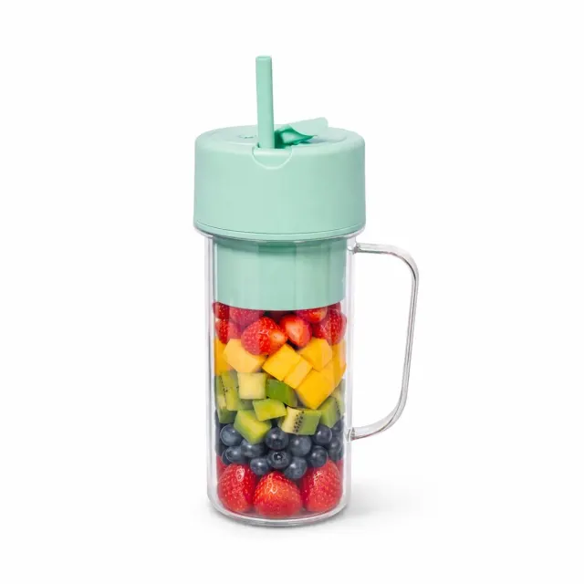 Mini Portable Juicer Cup with 6-Blade Crusher – USB Rechargeable Personal Blender for Smoothies, Shakes & Fruit Drinks