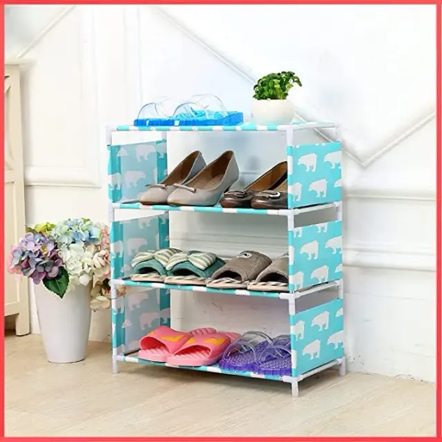 3-Tier Shoe Storage Rack – Space-Saving Footwear Organizer Stand for Shoes, Slippers, Sandals & Heels