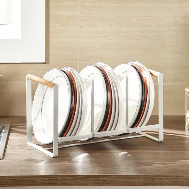 3-Compartment Plate Rack