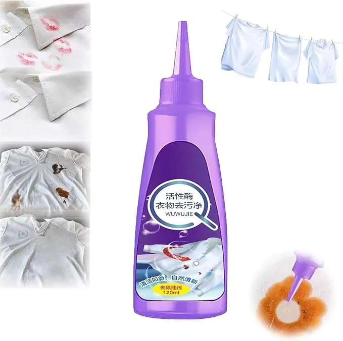 Portable Fabric Stain Remover Pen – Quick Spot Cleaner for Oil, Coffee, Food & Ink Stains on Clothes — view 2