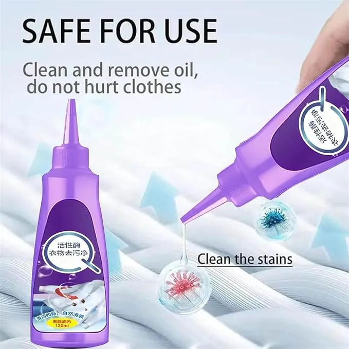 Portable Fabric Stain Remover Pen – Quick Spot Cleaner for Oil, Coffee, Food & Ink Stains on Clothes — view 3