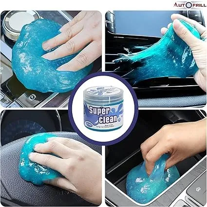 Super Clean Cleaning Gel – Reusable Dust & Dirt Cleaning Compound for Car Interior, Keyboard, Laptop & Electronics — view 5