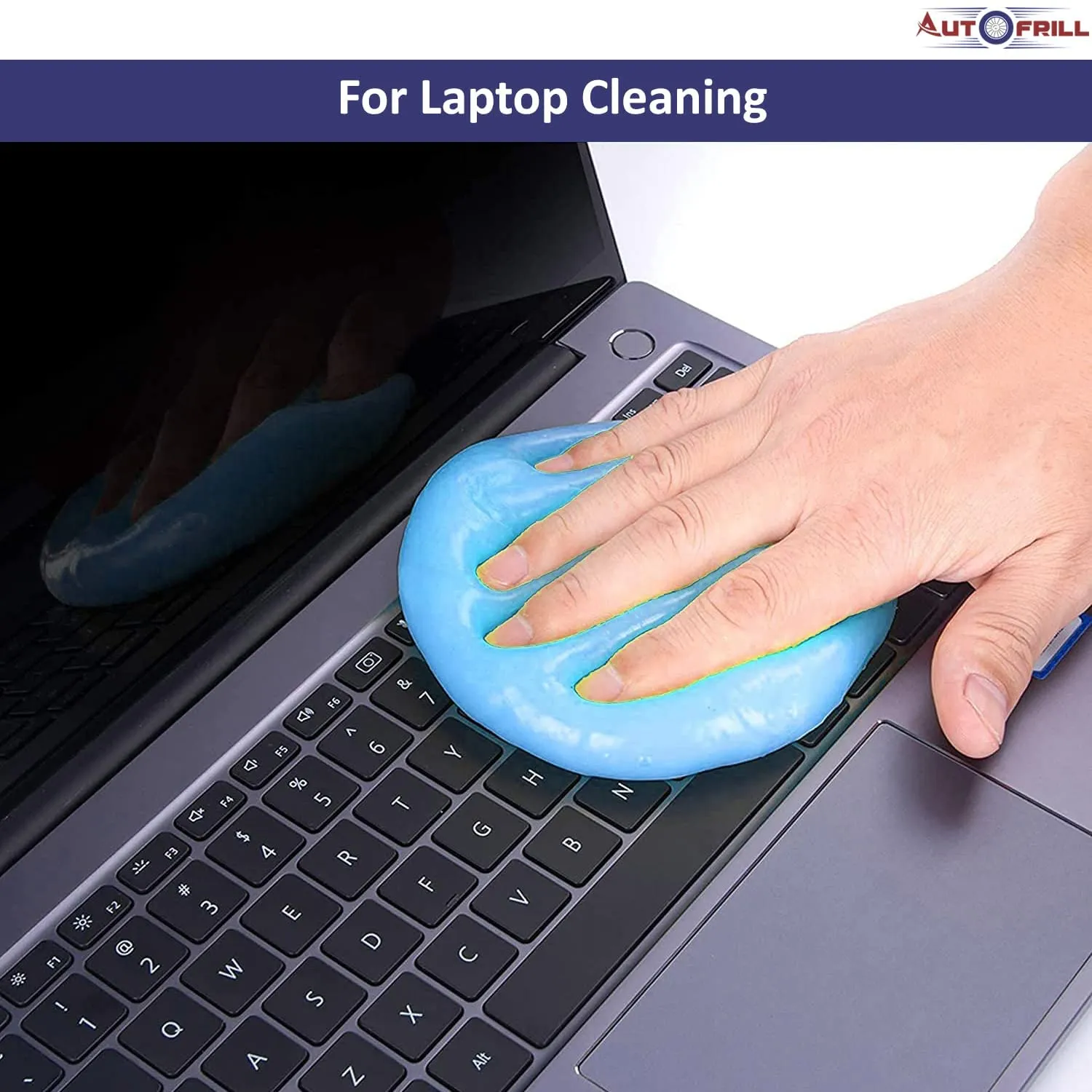 Super Clean Cleaning Gel – Reusable Dust & Dirt Cleaning Compound for Car Interior, Keyboard, Laptop & Electronics — view 3