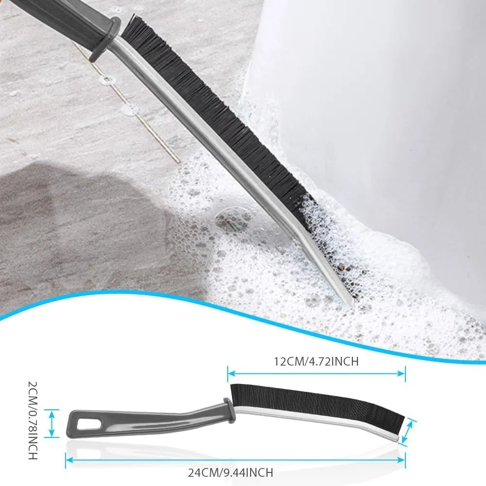2-in-1 Multi-Purpose Crevice & Groove Cleaning Brush | Narrow Gap, Corner & Track Cleaning Tool for Home, Kitchen & Bathroom — view 2