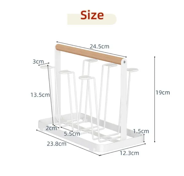 Wooden Handle Glass Holder — view 12