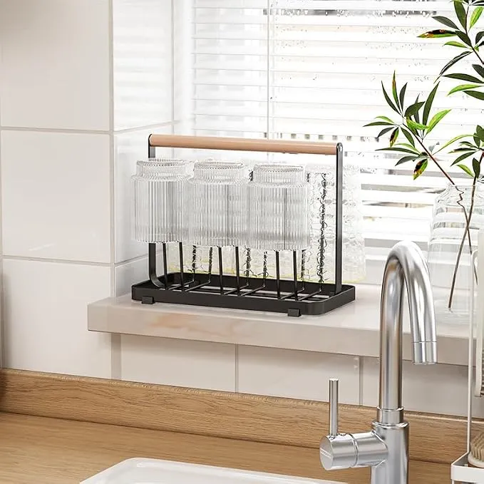 Wooden Handle Glass Holder — view 10
