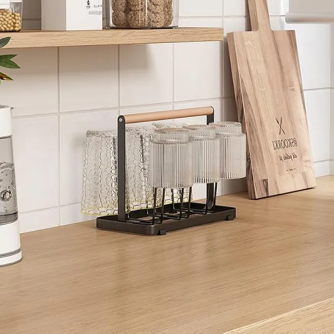 Wooden Handle Glass Holder — view 8
