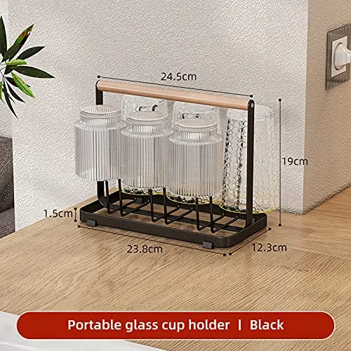 Wooden Handle Glass Holder — view 13
