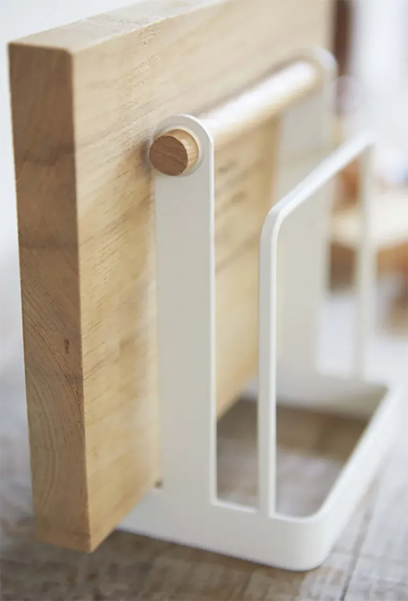 Chopping Board Stand with Wooden Handle — view 4