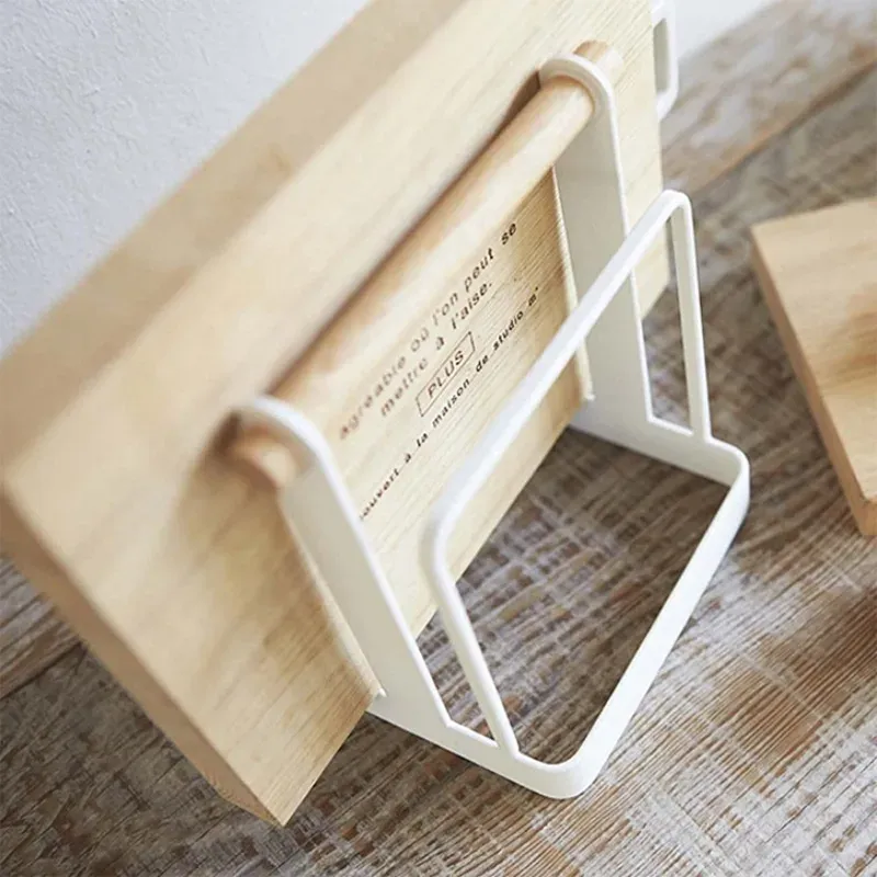 Chopping Board Stand with Wooden Handle — view 2