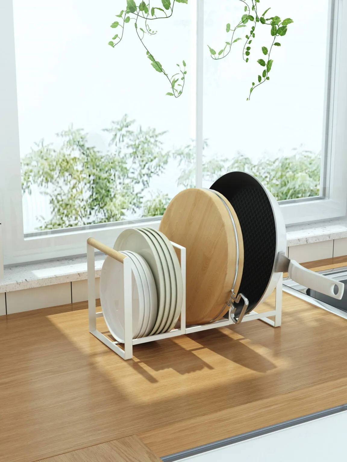 3-Compartment Plate Rack — view 6