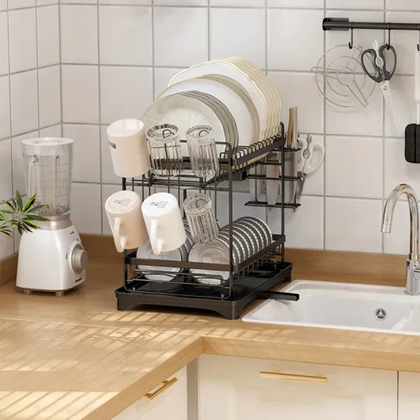Double Layer Dish Rack — view 9