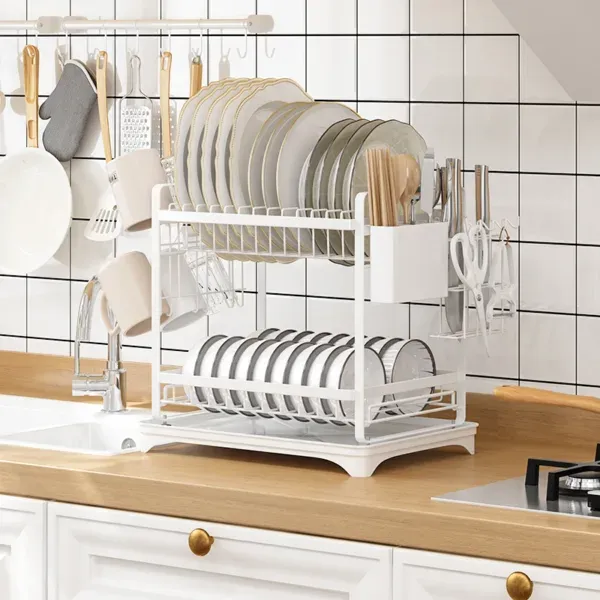 Double Layer Dish Rack — view 11