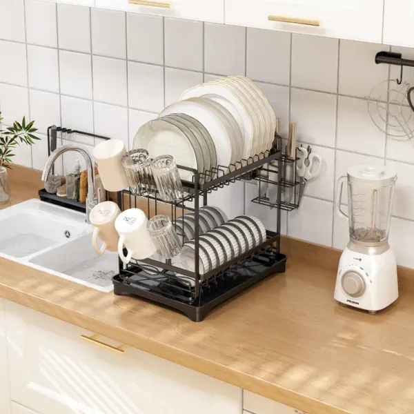 Double Layer Dish Rack — view 13