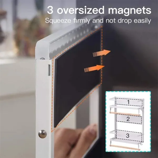 Double Shelf Magnetic Storage Rack — view 8