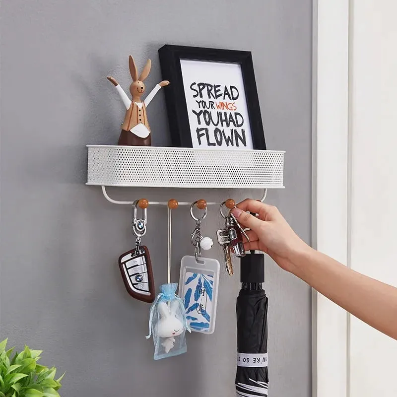 Wall Mounted Rack With Key Holder — view 6