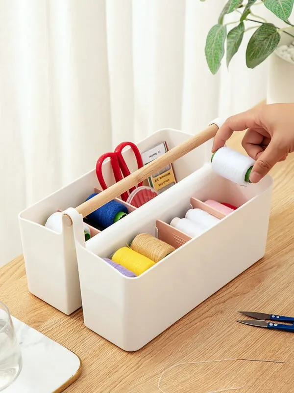 Storage Caddy With Adjustable Divider — view 2